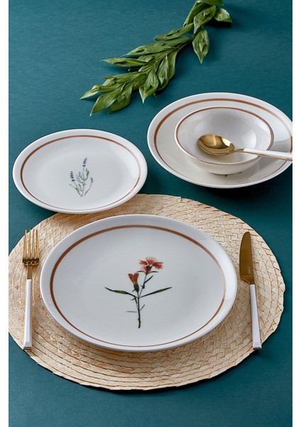 N3184 Buket 24 Prç Yemek Takımı