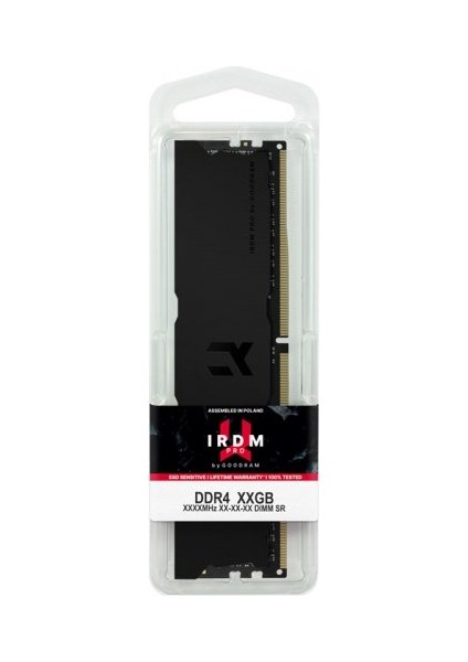 Irdm Pro Deep Black IRP-K3600D4V64L18S 8GB DDR4 3600MHZ CL18 Siyah Gaming (Oyuncu) RAM