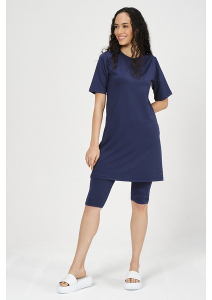 Basic Yarım Kol Battal Yarı Kapalı Mayo modelleri