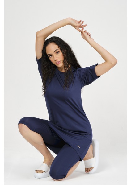 Basic Yarım Kol Battal Yarı Kapalı Mayo fırsatları