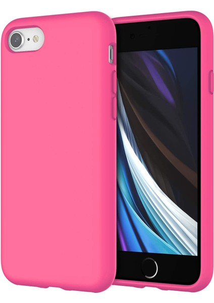 Apple iPhone 7 8 SE 2020 Kılıf Lansman Içi Kadife Silikon Kapak Kılıf