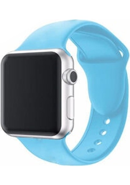 Apple Watch Uyumlu 7 41 mm Için Silikon Kordon Kayış M-L