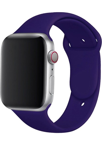 Apple Watch Uyumlu 7 41 mm Için Silikon Kordon Kayış M-L
