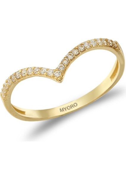 14 Ayar Altın Fantezi Taşlı Yüzük