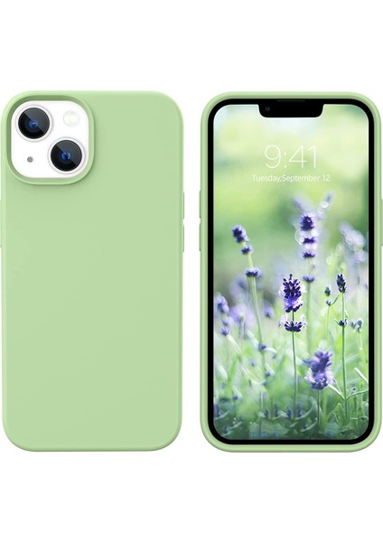 Apple iPhone 13 Kılıf Lansman Içi Kadife Silikon Kapak Kılıf