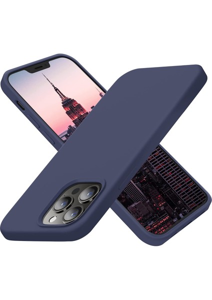Apple iPhone 13 Pro Max Kılıf Lansman Içi Kadife Silikon Kapak Kılıf
