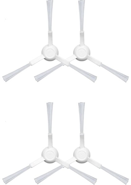 xiaomi Mop Pro STYJ02YM (Beyaz) Uyumlu Yedek Yan Fırça-4 Adet