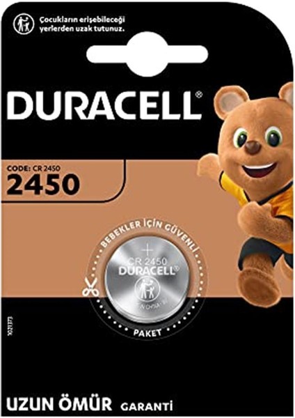 Düğme Pil 2450 Tekli 3 Volt