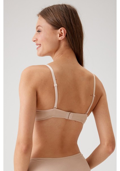 Kadın Balenli Destekli Micro Sütyen 6005 - Ten fiyatları