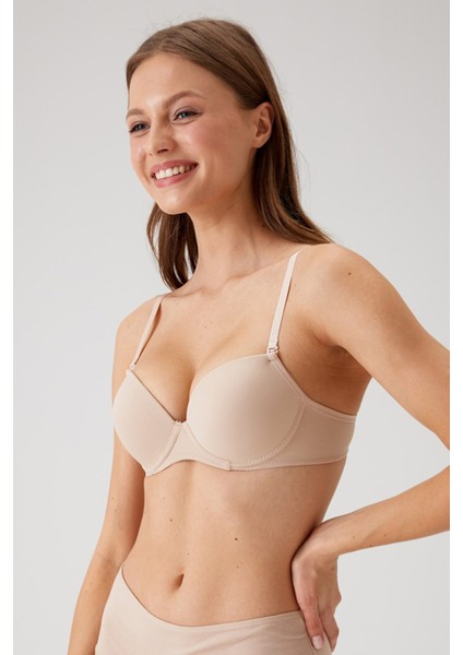 Kadın Balenli Destekli Micro Sütyen 6005 - Ten modelleri