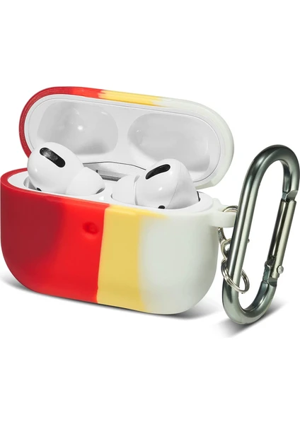 Bilişim Akademi Airpods Pro Uyumlu Rainbow Silikon Kulaklık Kılıfı