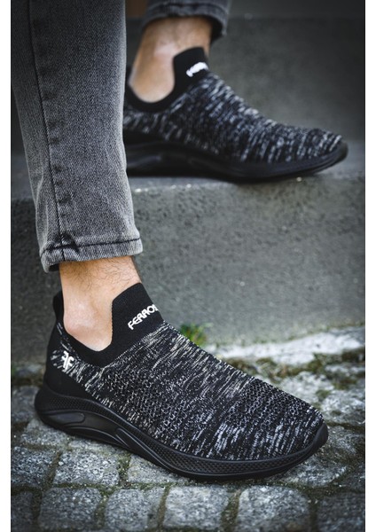 Ossa Slip On Nefes Alan Kalın Taban Erkek Sneaker