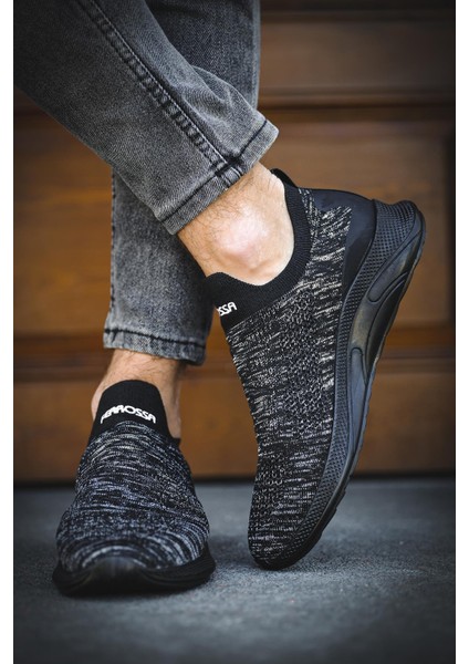 Ossa Slip On Nefes Alan Kalın Taban Erkek Sneaker