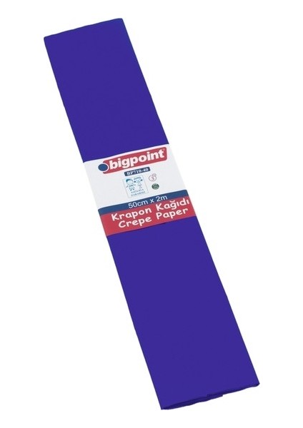 Krapon Kağıdı Lacivert 10'lu Poşet 2MX50 cm