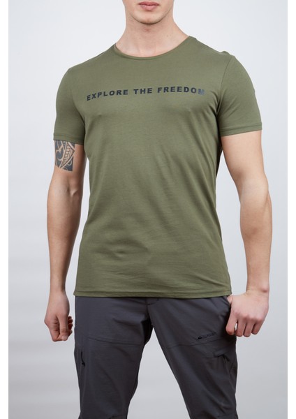 Vassi Erkek T-Shirt Haki