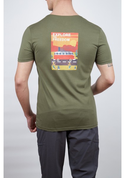 Vassi Erkek T-Shirt Haki modelleri