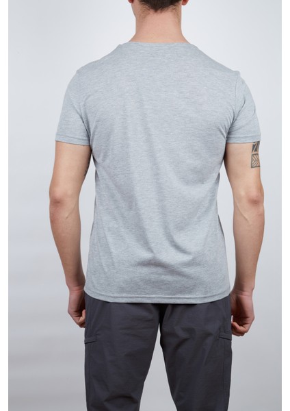 Buteo Erkek T-Shirt Gri Melanj fırsatları