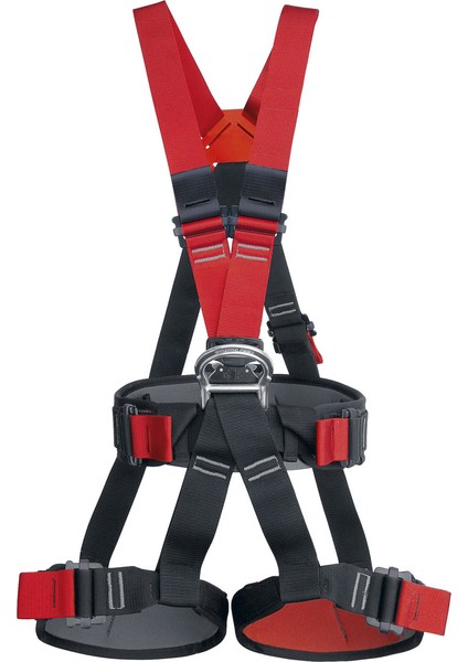 Tarzan Full Body Harness Black-Red