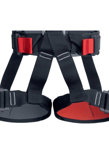 Tarzan Full Body Harness Black-Red