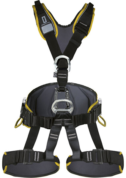 Singing Rock Expert 3D Standard Full Body Harness Endüstriyel Black-Yellow