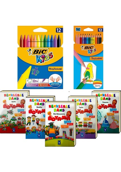 Kids BOYA KALEMİ  ve Boyama seti