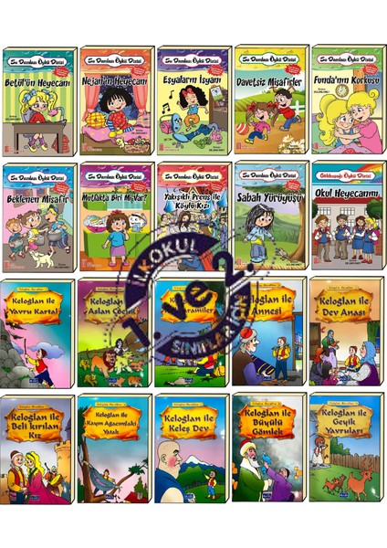 1. Sınıf Öğrencileri Için Muhteşem Bir Set 20 Kitap