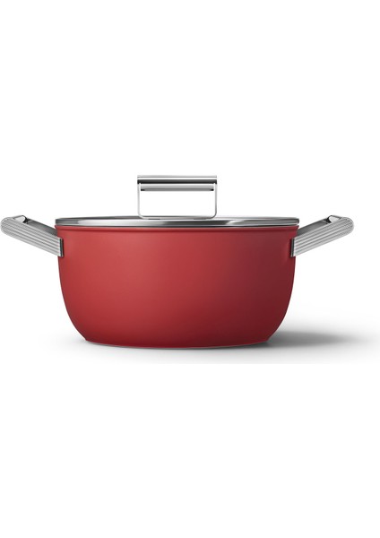 Cookware 50's Style Kırmızı 4'lü Tencere&tava Seti