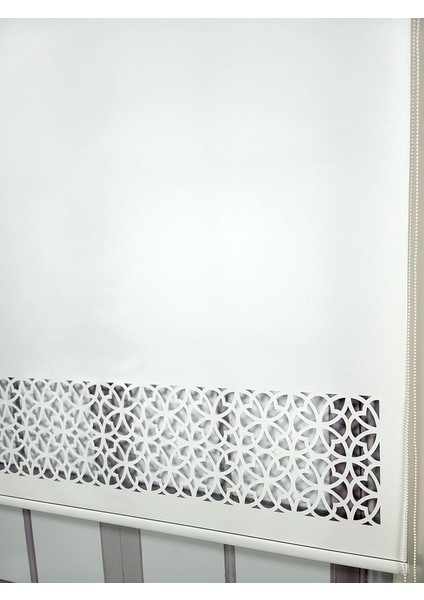 Lazer Stor Perde Mat Kalın Kumaşlı Beyaz Renk LZR108 indirimleri