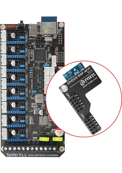 Wifi Modülü Desteği Rrf Firmware Fysetc Örümcek Için Onarımın Değiştirilmesi (Yurt Dışından) modelleri