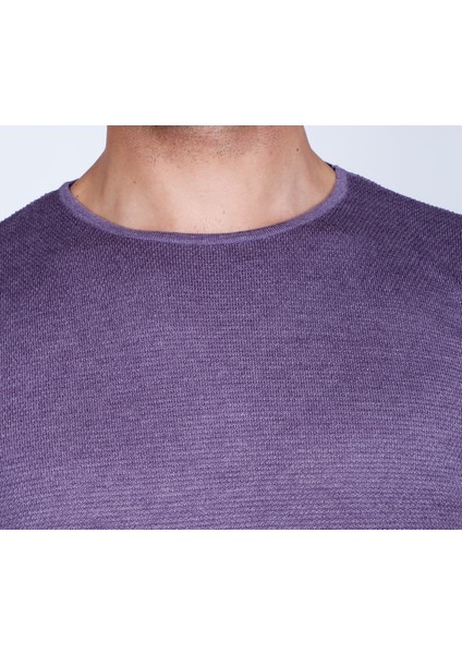 Bisiklet Yaka Kısa Kollu Pamuk Kazak indirimleri