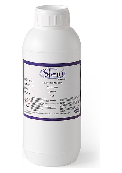 Stein %99,9 Saf Aseton 1 Lt.