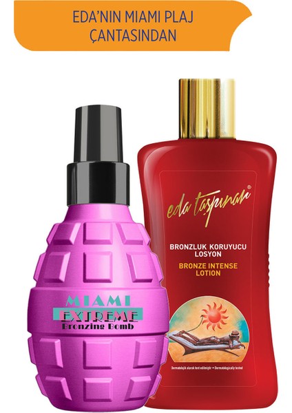 Miami Extreme Bronzing Bomb & Bronzluk Koruyucu Losyon (200 Ml X 2 Çeşit)
