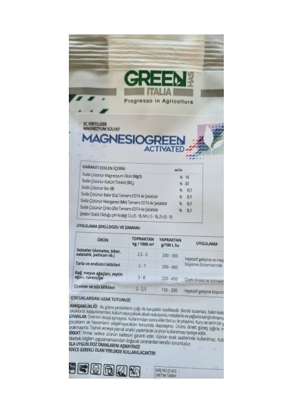 Magnesıogreen Actıvated