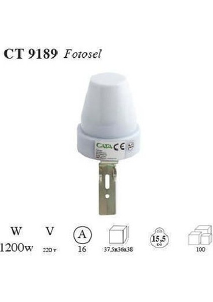 1200 Watt 10 Amper Fotosel CT-9189 fiyatları