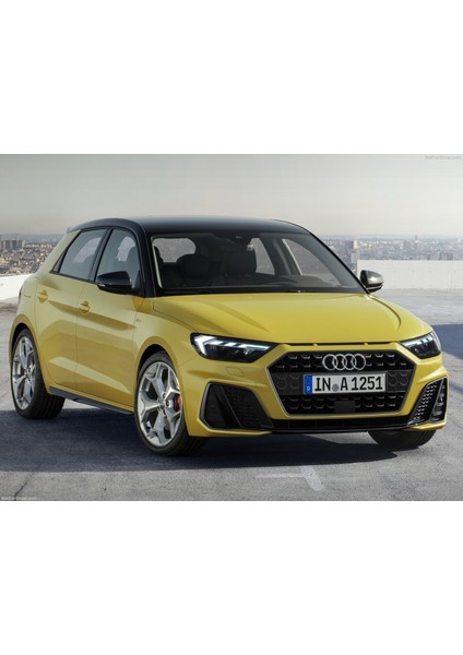 Audi A1 2019-2022 Ön Sol Cam Düğme Tuş Takımı Dörtlü (Kırmızı Aydınlatma) 5G0959857F