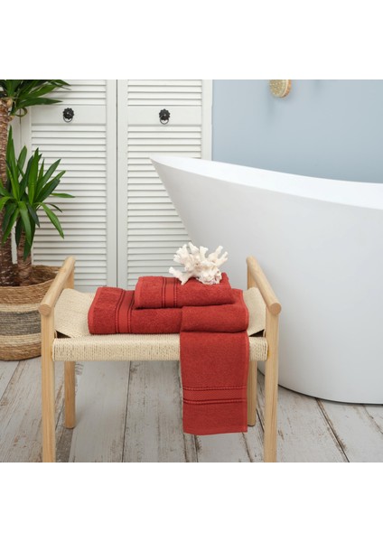 Daily Soft %100 Pamuk Yüz Havlusu 50x90 cm Terracotta fiyatları