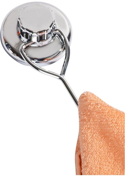 Tek Kancalı Krom Havluluk Vantuzlu Banyo Tuvalet Havlu Askılık