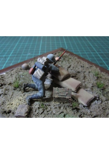 1001 Fırça German Panzer Grenadier-8 1/35 Ölçekli Tamiya Maket