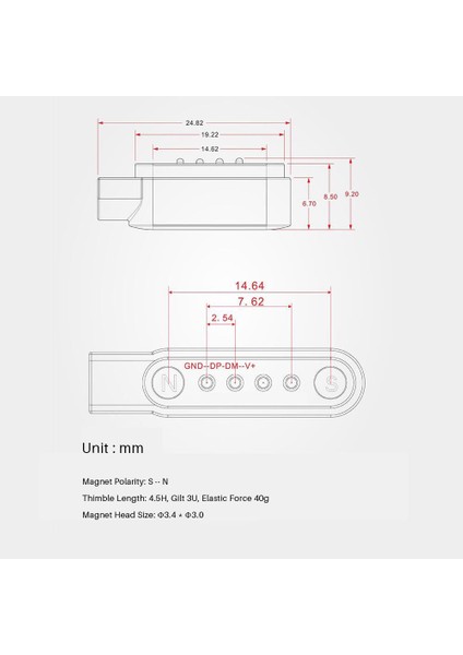 Wiky Watch 4 Plus Akıllı Çocuk Saati Smart Mıknatıslı Şarj Cihazı Kablosu Manyetik 4 Pin