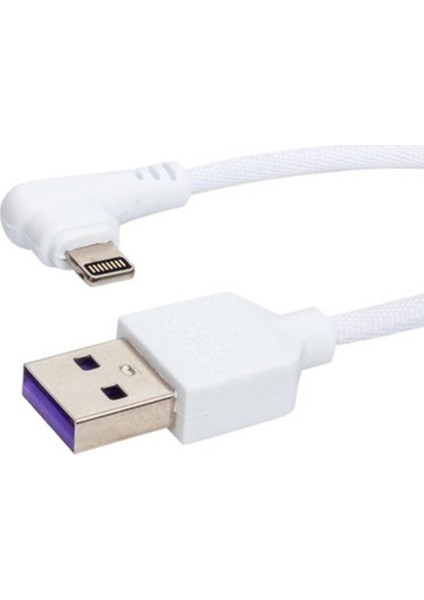 PD18W 3.1A Usb-C - Lightning Kablosu Örgülü Gaming Oyuncu Kablosu Powerway Gm7