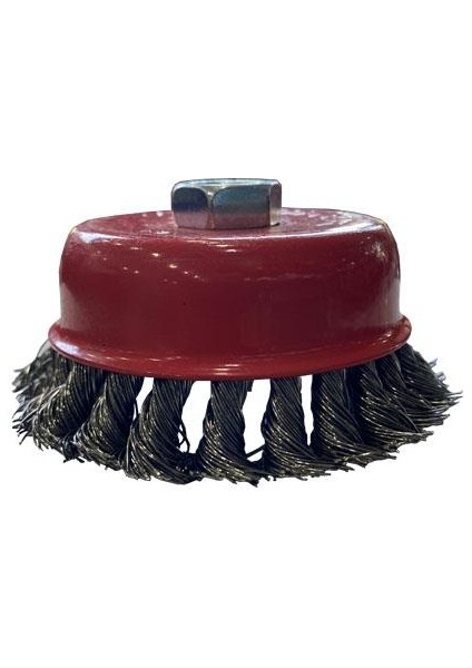 Çanak Fırça Burgulu 100MM