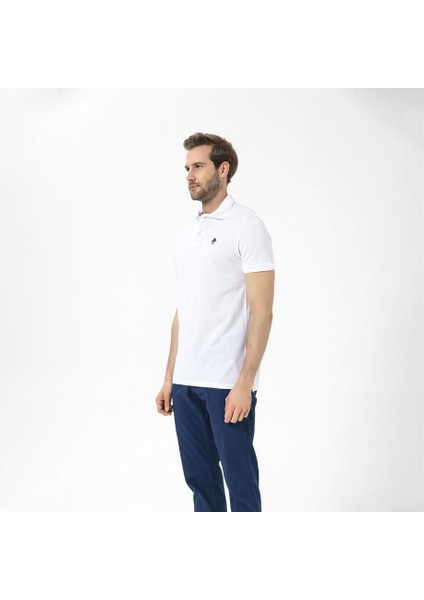 Patriot Dar Kalıp Düz Beyaz Erkek Polo T-Shirt fiyatları