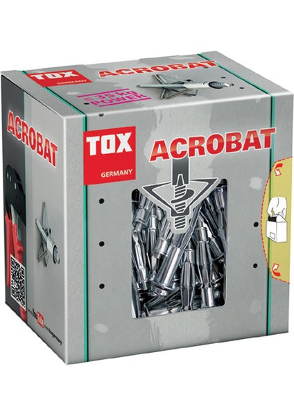 - Acrobat M4 x 38 Metal Boşluk Dübeli ( 50 Adet )