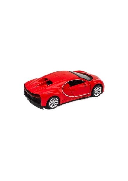 Oyuncak Metal Model Bugatti Çek Bırak Kırmızı 12 cm