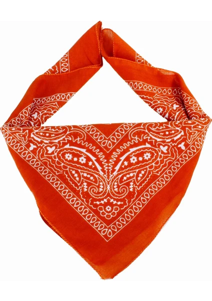 Afillix Concept Kiremit Etnik Damla Tasarım %100PAMUK Bandana