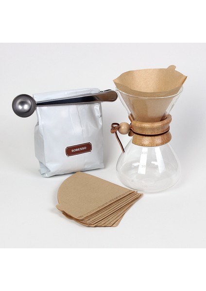 Chemex 400 ml Ahşap Tutacaklı