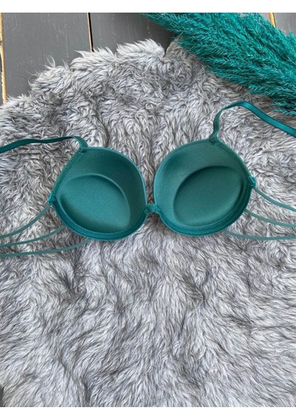 Zümrüt Yeşili Dolgulu Elegant Soft Tekli Sütyen