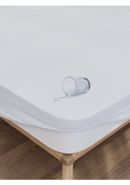 Hugoybedding 40X90 cm Fitted Yatak Koruyucu Sıvı Geçirmez Havlu Alez