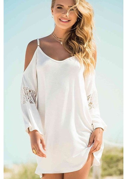 Angelsin Beyaz Pareo