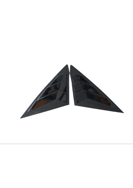 Honda 2022 Civic Kelebek Cam Kaplama - Piano Black